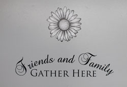 Friends and Family sign